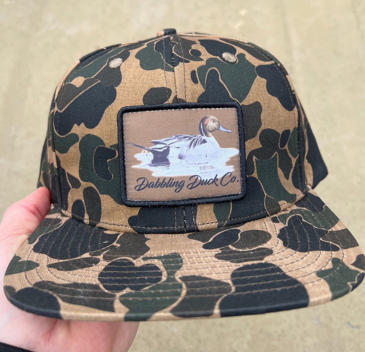 Old School Camo Waxed Canvas