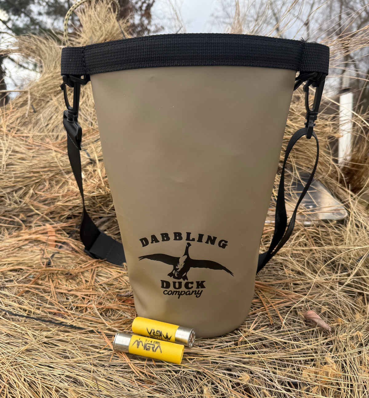 Olive Green Shell Pouch