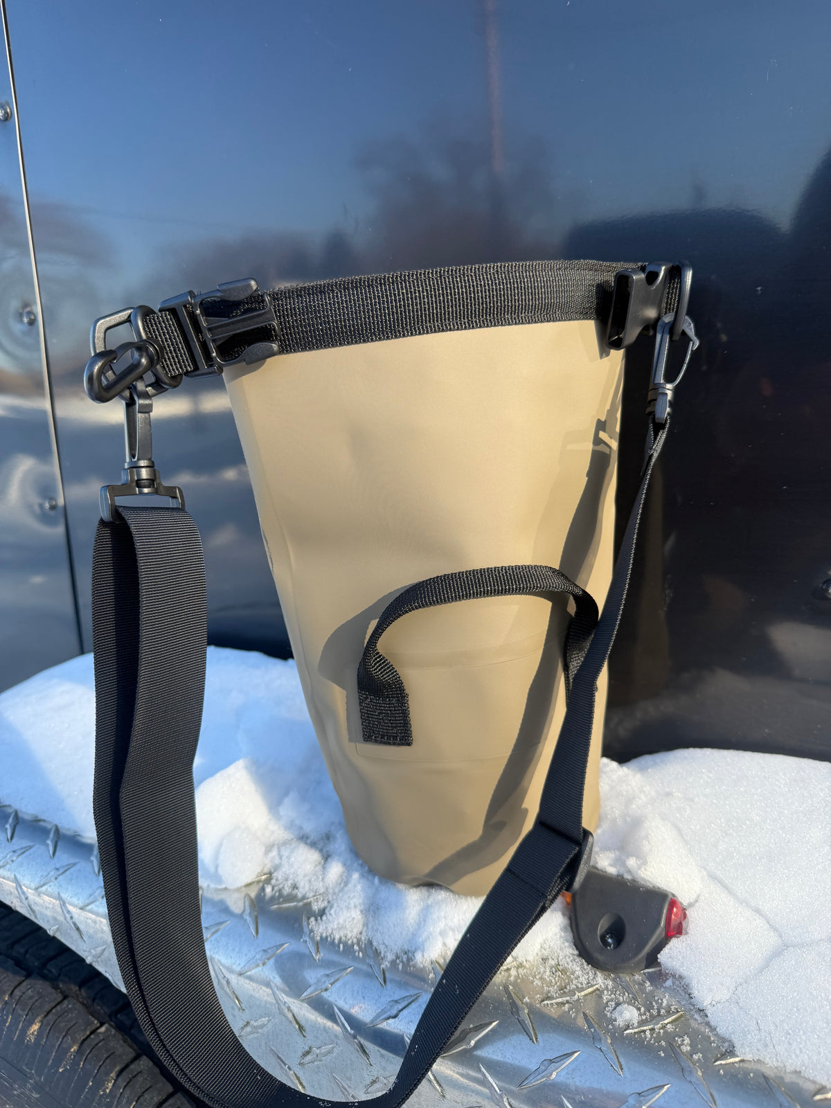 Olive Green Shell Pouch