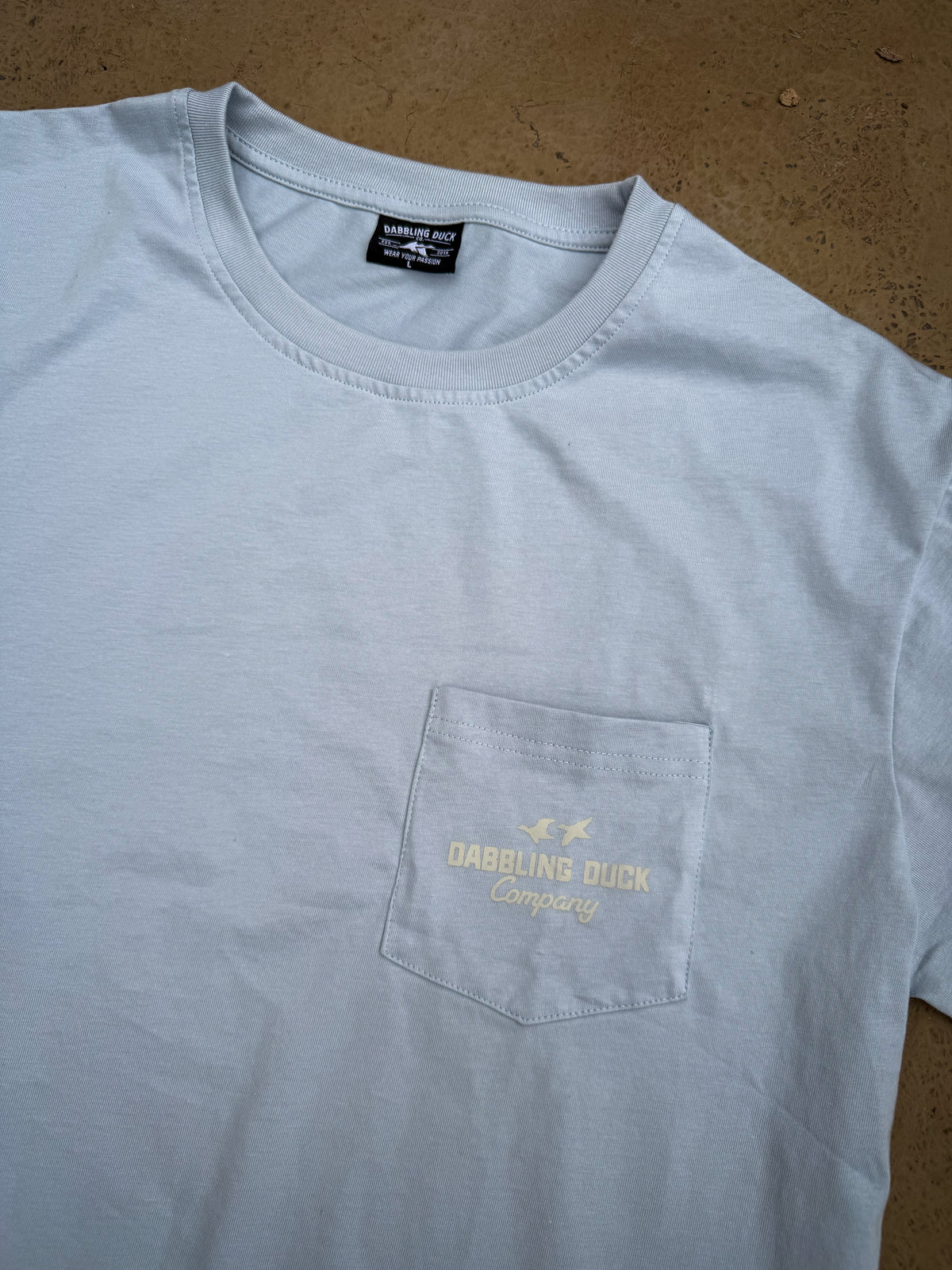 Striped Bass Pocket Tee (Blue)