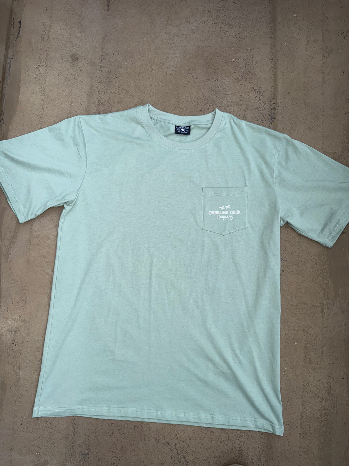 Striped Bass Pocket Tee (Green )