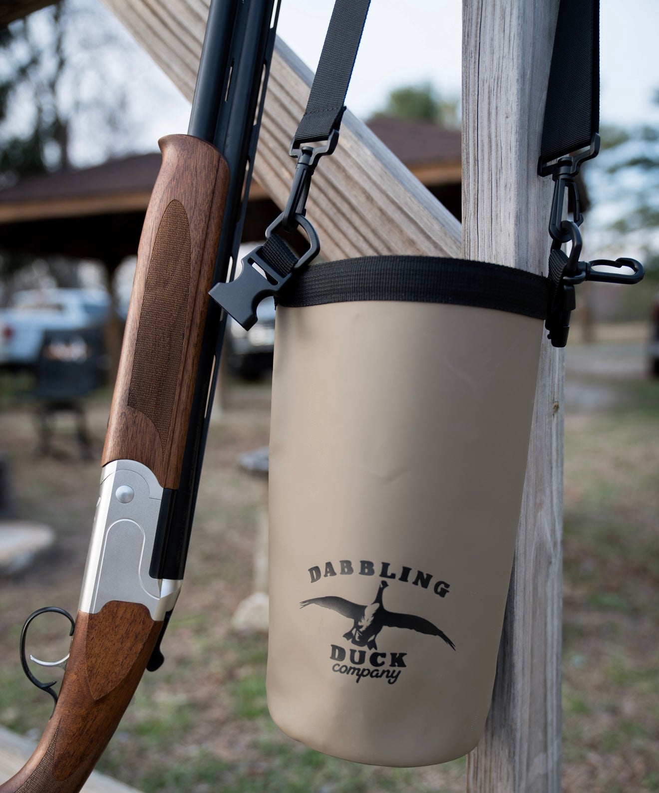 Dabling Plat Dry Shell Pouch - Olive Green - Dabbling Duck Co.