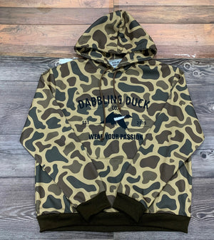 Camo Front Logo Hoodie