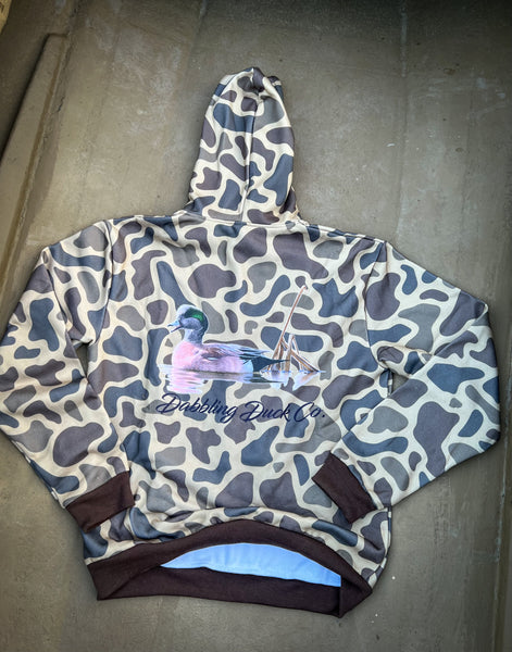 Old school cheap camo hoodie